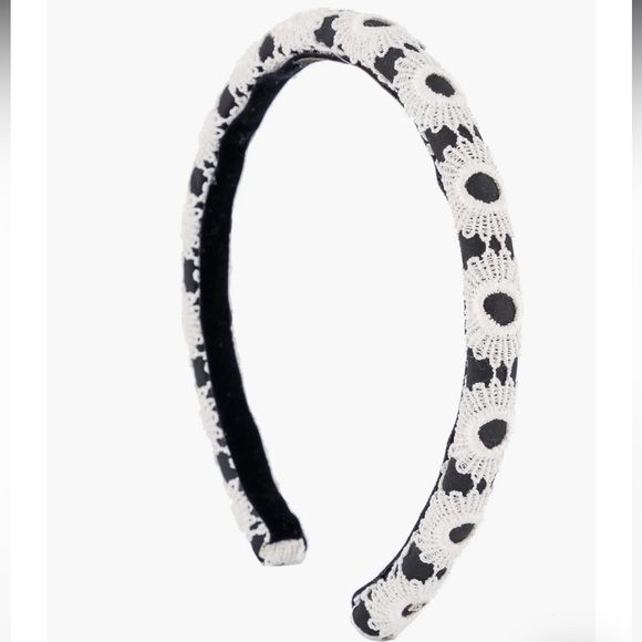 Alexandre de Paris Flower Bow Headband - Picture 1 of 5